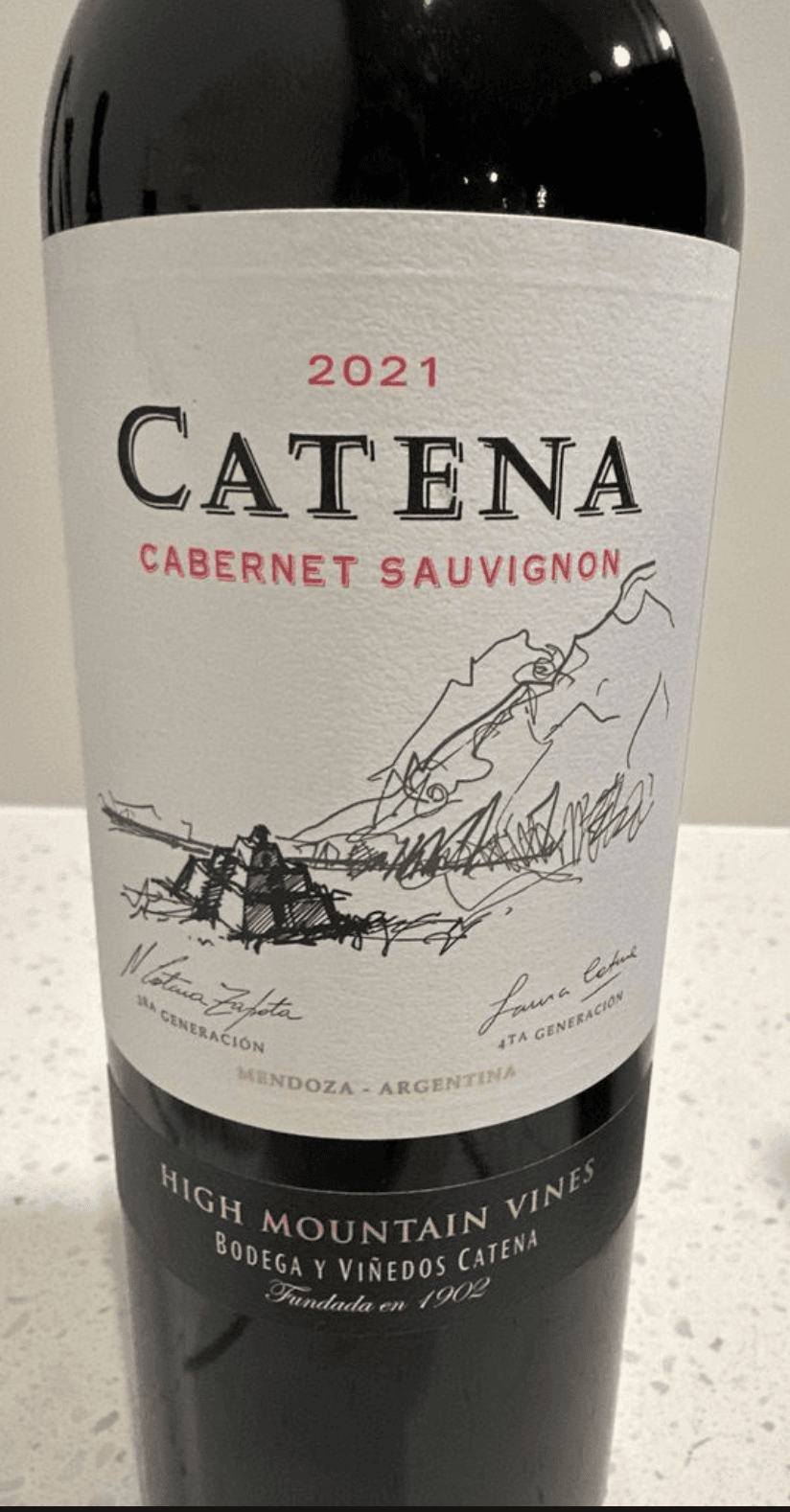 Catena Zapata Malbec High Mountain Vines 2021